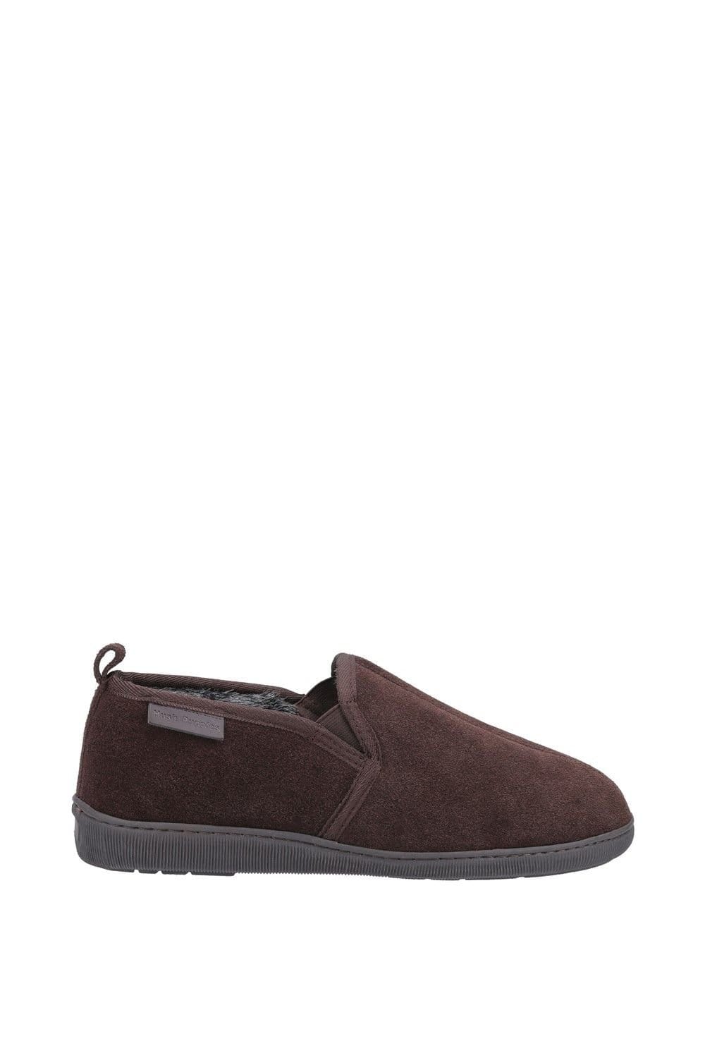 Hush Puppies Hush Puppies Men's 'Arnold' Suede Classic Slippers in Brown - 4