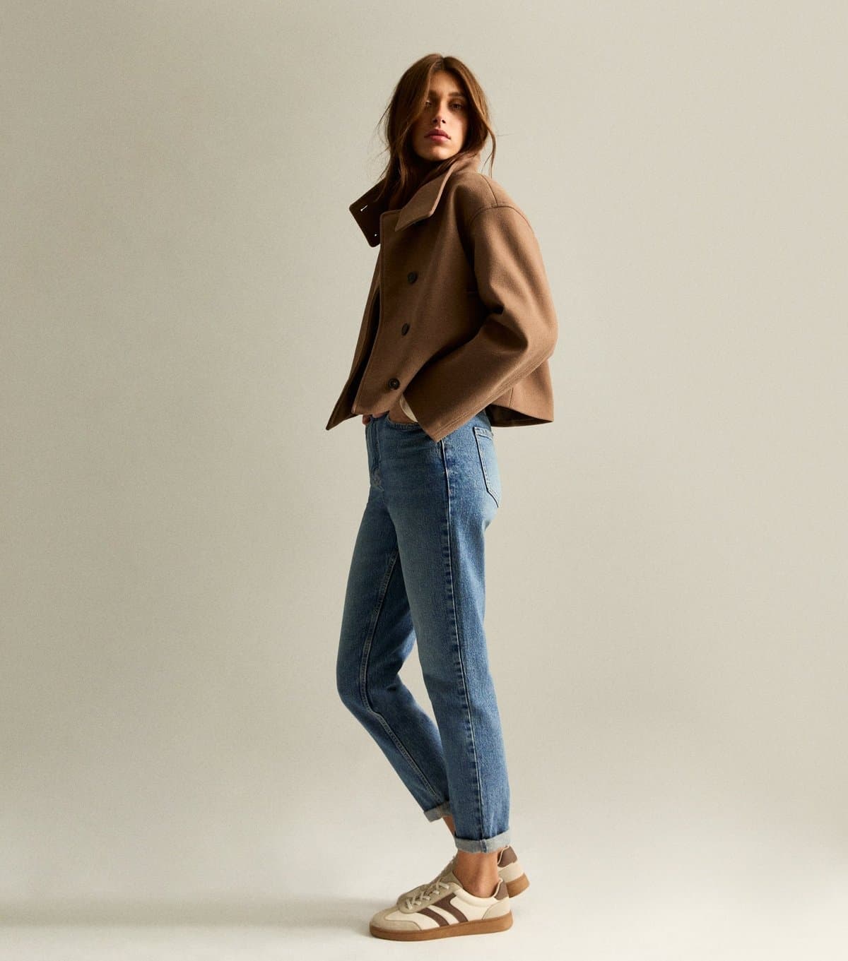 New Look New Look Blue Vintage Tint High Waist Mom Jeans