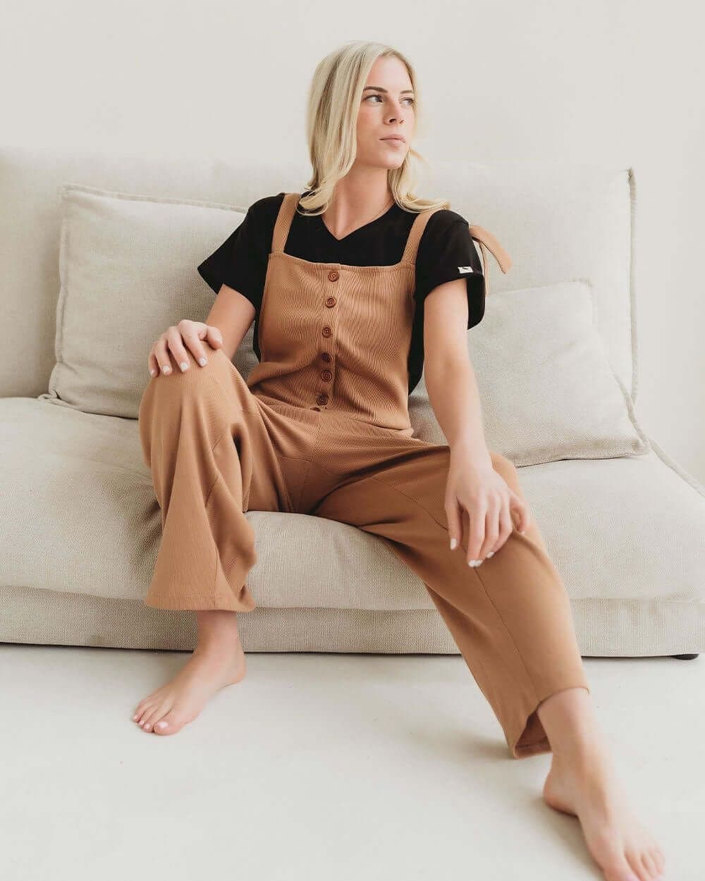 Turtledove London Turtledove London Women's Erin Brown Dungarees