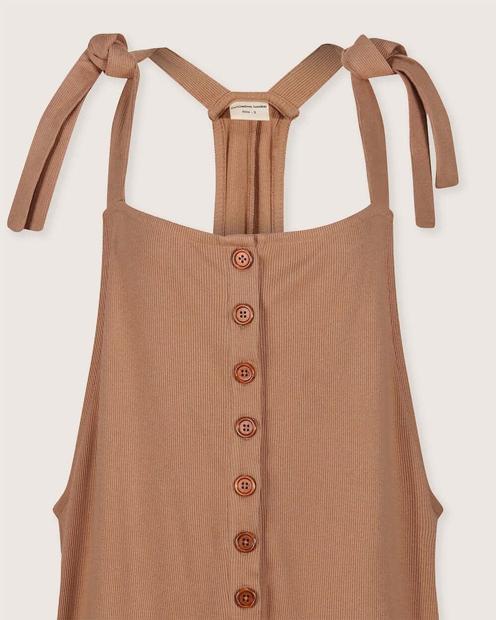 Turtledove London Turtledove London Women's Erin Brown Dungarees - 3