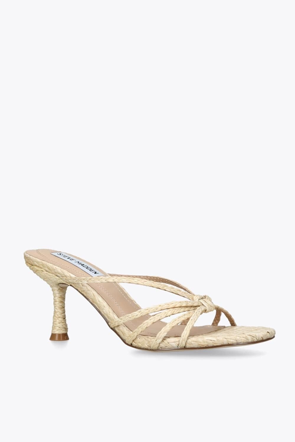 Steve Madden STEVE MADDEN Women's 'Edna Raffia' Heels in Beige - 4