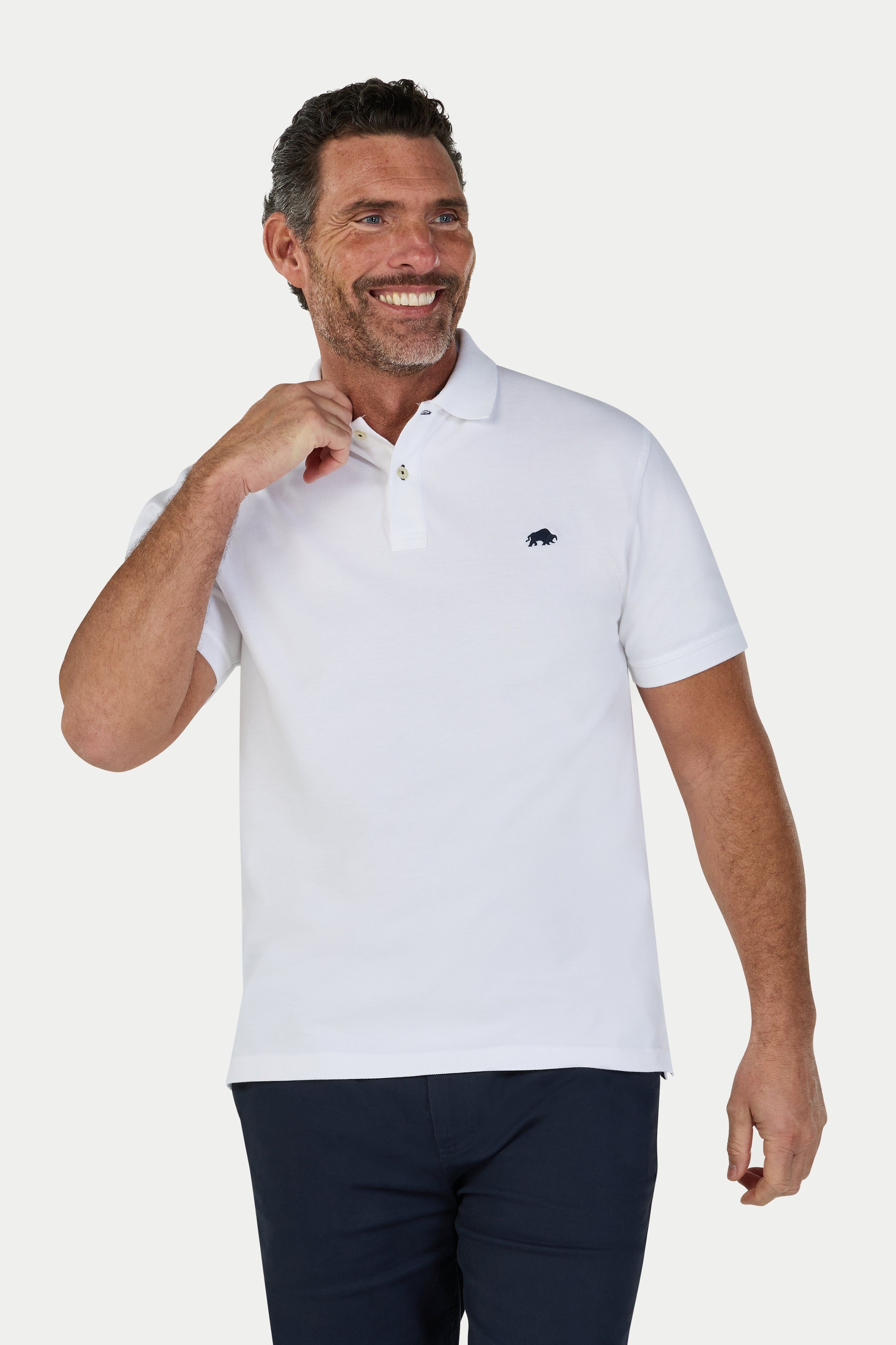 raging bull Raging Bull Men's Classic Polo in White - 2