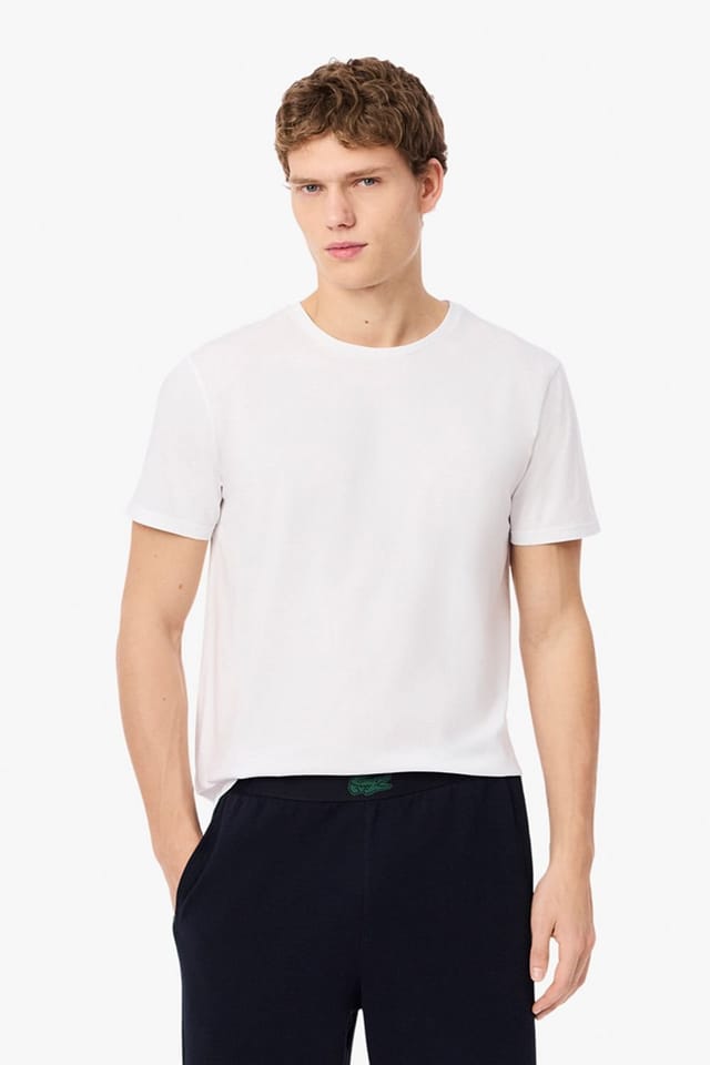 Lacoste Lacoste Men's 3 Pack T-Shirt Set All White - 3