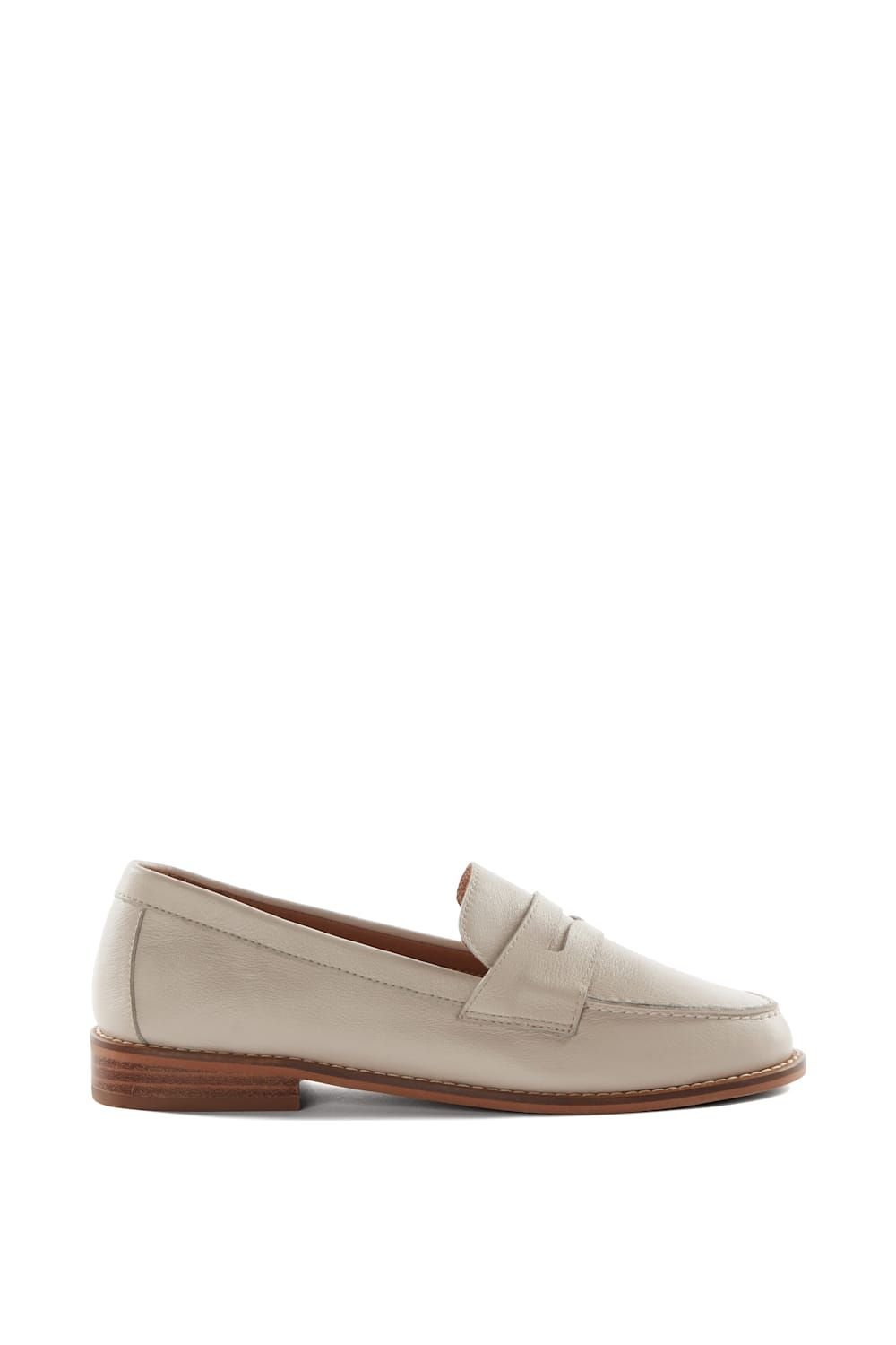 Dune London Dune London Women's 'Ginelli' Leather Loafers in White - 3