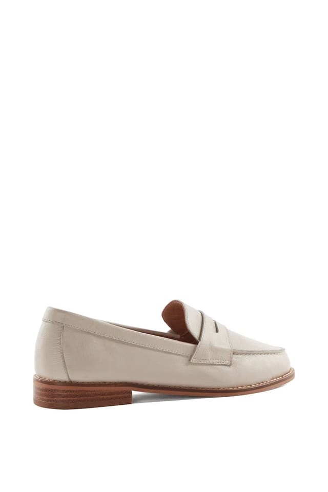 Dune London Dune London Women's 'Ginelli' Leather Loafers in White - 3