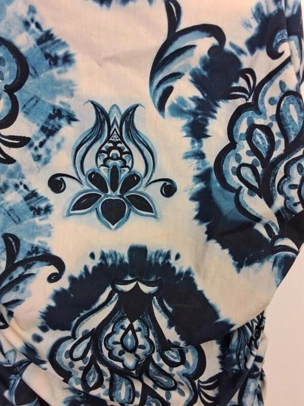 Zara Zara Cami Top Size NEW S Blue White Floral Ruched Y2K Style Strappy Paisley Vest