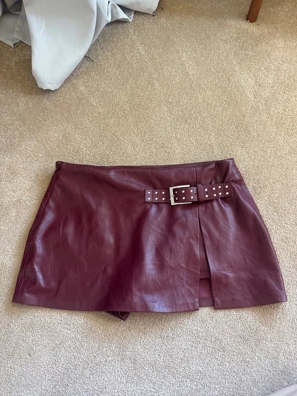 Bershka Bershka Leather Skort