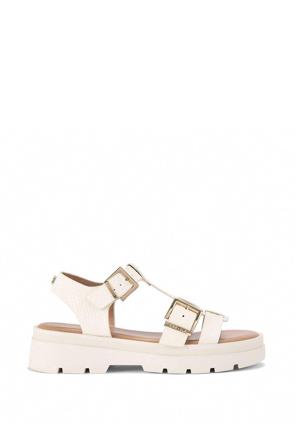 Carvela Carvela Women's 'Bormio Sandal' Sandals in Cream - 3