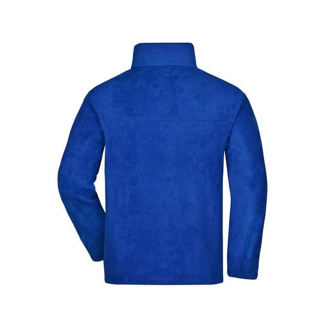 James and Nicholson James and Nicholson Men's Full Zip Fleece Jacket in Blue - 2