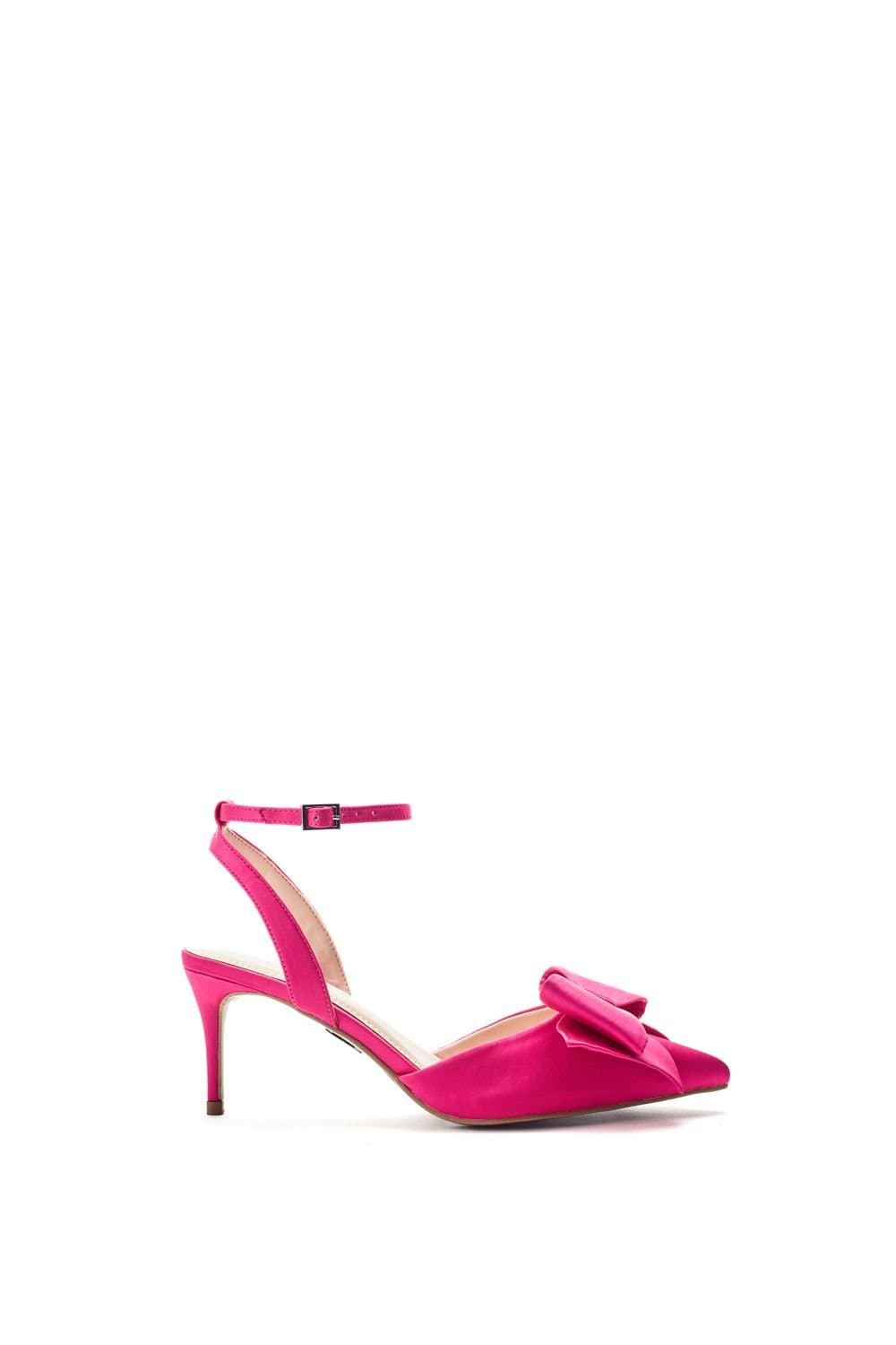 Moda In Pelle Moda In Pelle Women's 'Nahara' Satin Court Shoes in Pink