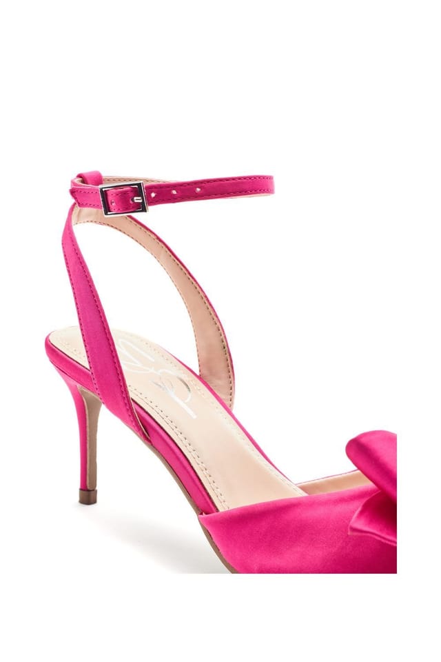 Moda In Pelle Moda In Pelle Women's 'Nahara' Satin Court Shoes in Pink - 3