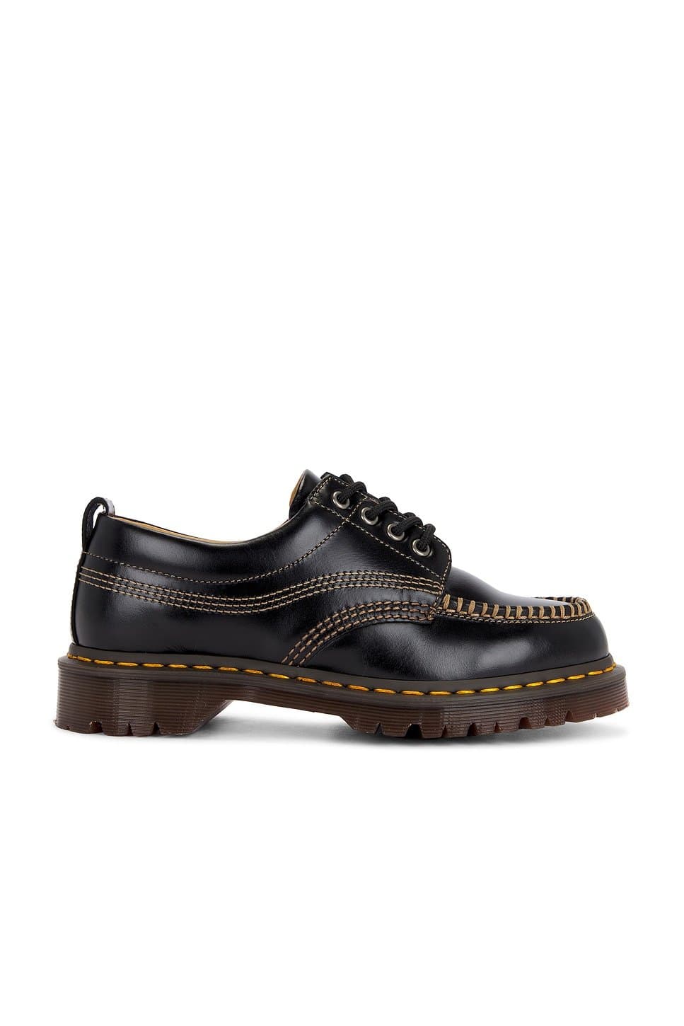 revolve Revolve Black Leather Lowell Oxford Shoes