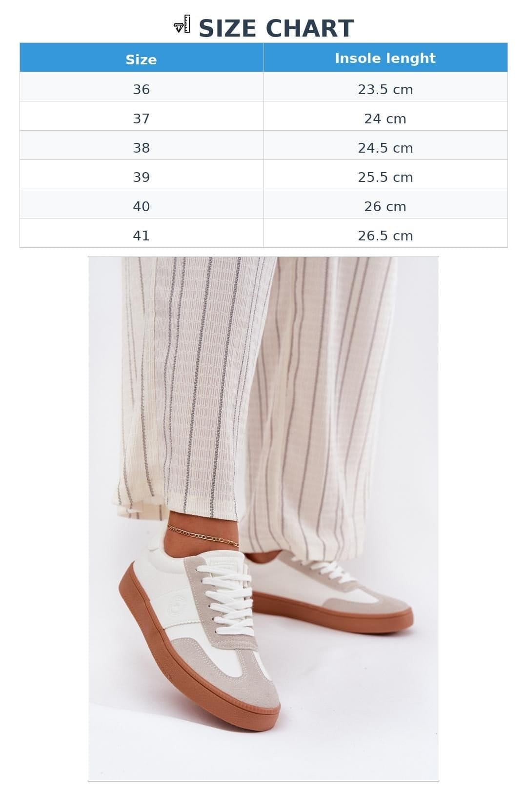 Love Lace Love Lace Women's Big Star Sport Sneaker with Fabric & Suede Comfort Everyday in White - 4