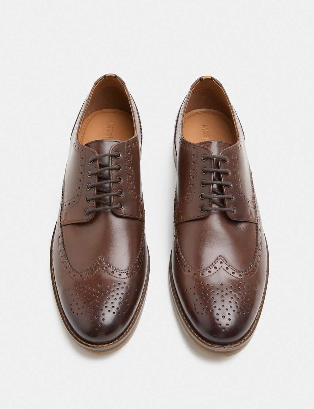 Marks & Spencer M&S Brown Leather Brogues