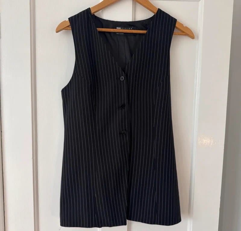 ASOS Design Striped waistcoat