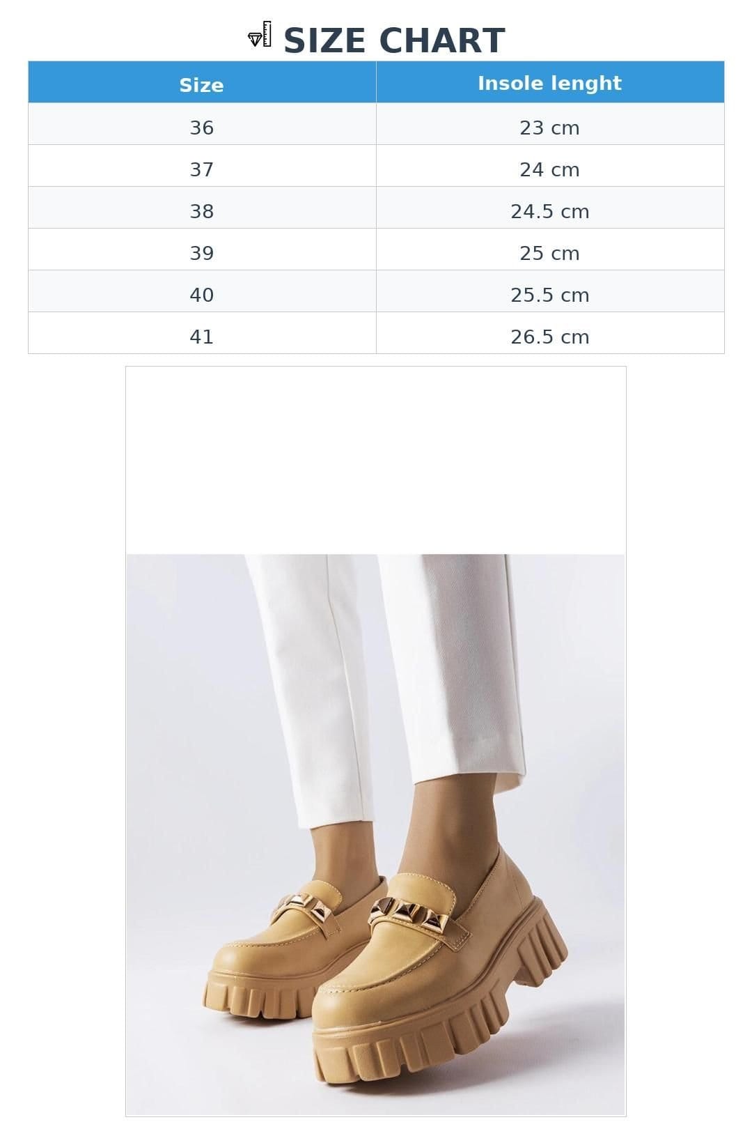 Love Lace Love Lace Women's Beige Moccasin Platform Slip On Summer Shoes with Rubber Sole - 4