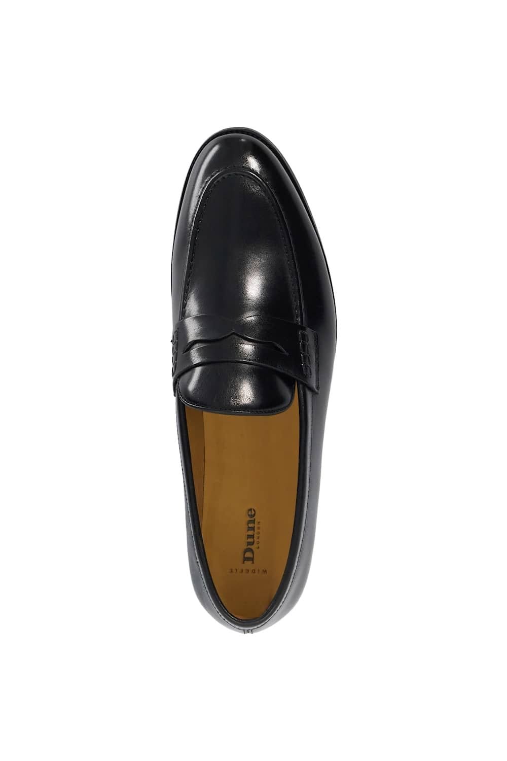 Dune London Dune London Men's Wide Fit 'Skylers' Leather Loafers in Black - 4