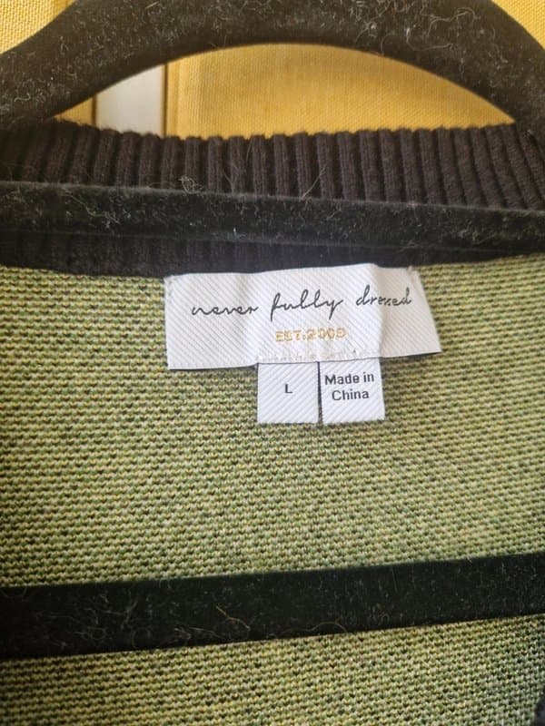 Never Fully Dressed Never fully dressed women's Black Running Wilder Cardigan size L (UK 12-14)