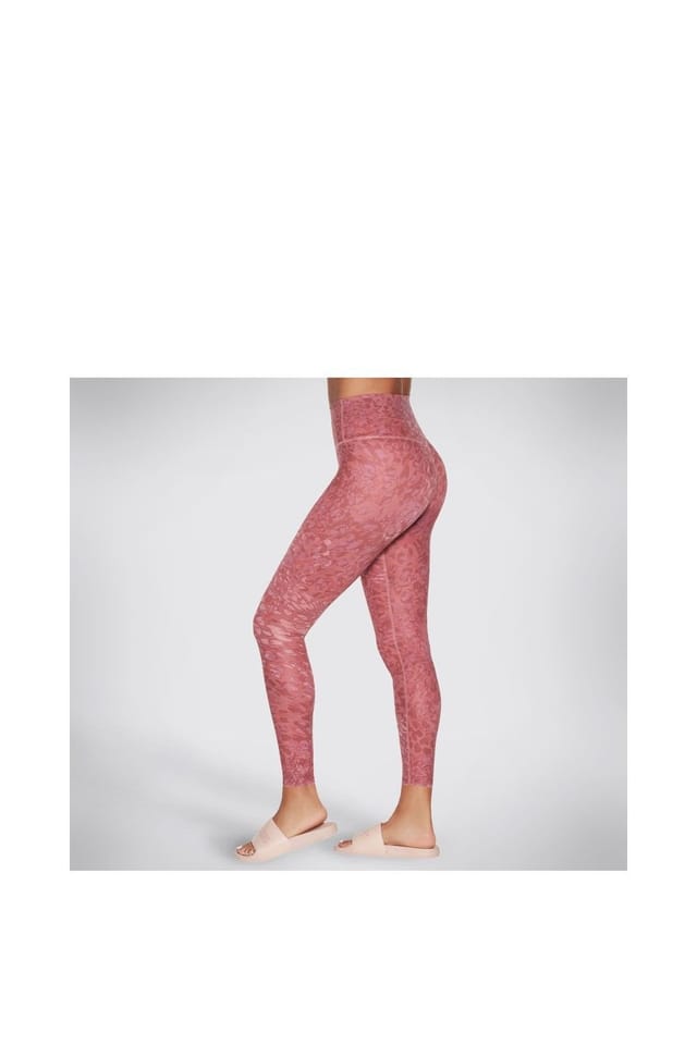 Skechers Skechers Women's Go Sculpt HW Leopard Legging in Dark Pink - 3