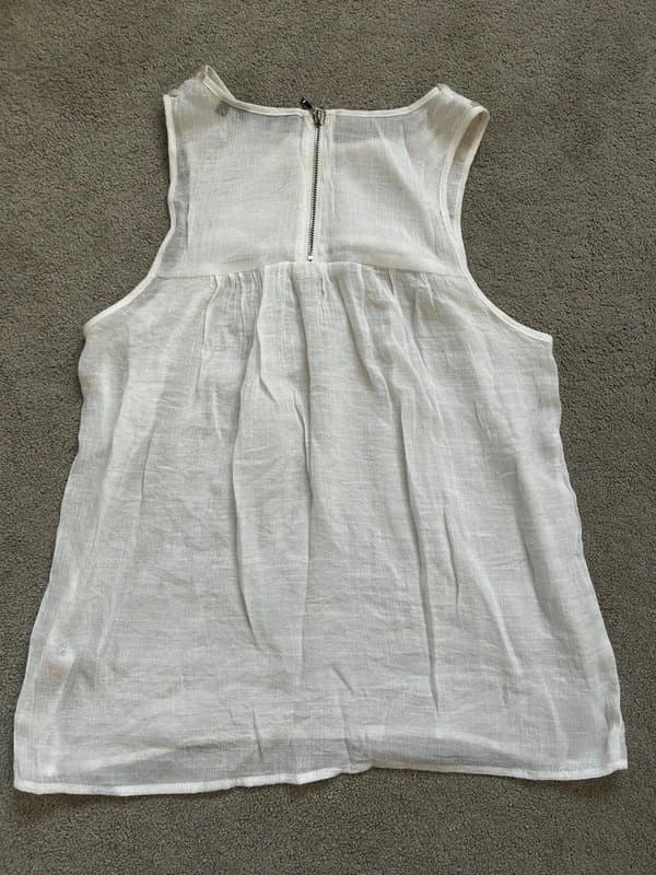 New Look White chiffon new look blouse