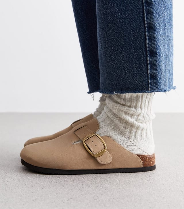 New Look Women's Sand Suedette Mules New Look - 2