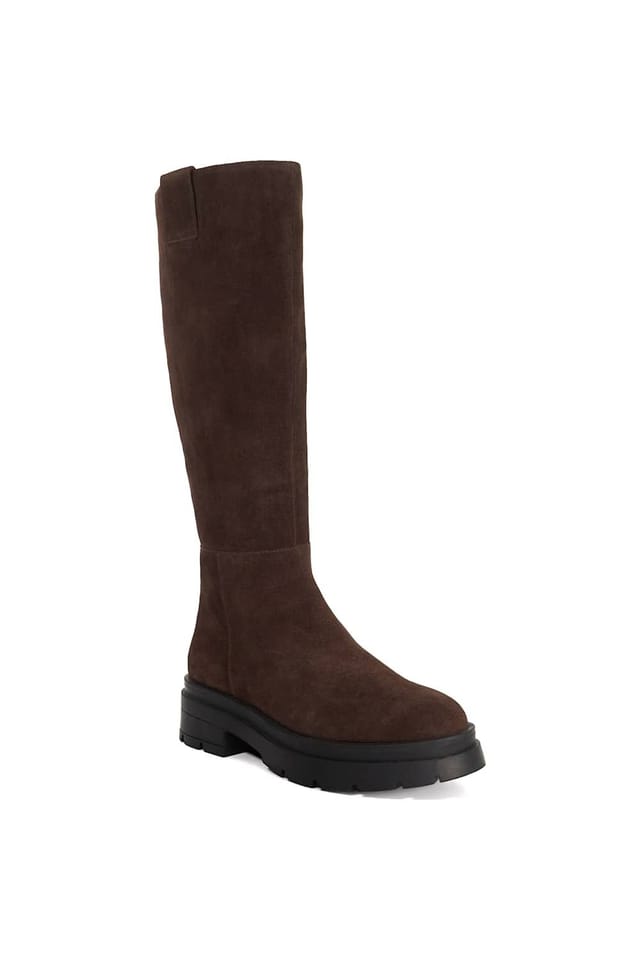 Dune London Dune London Women's 'Tiger' Suede Knee High Boots in Brown - 2