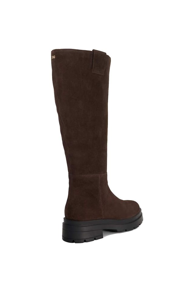 Dune London Dune London Women's 'Tiger' Suede Knee High Boots in Brown - 3
