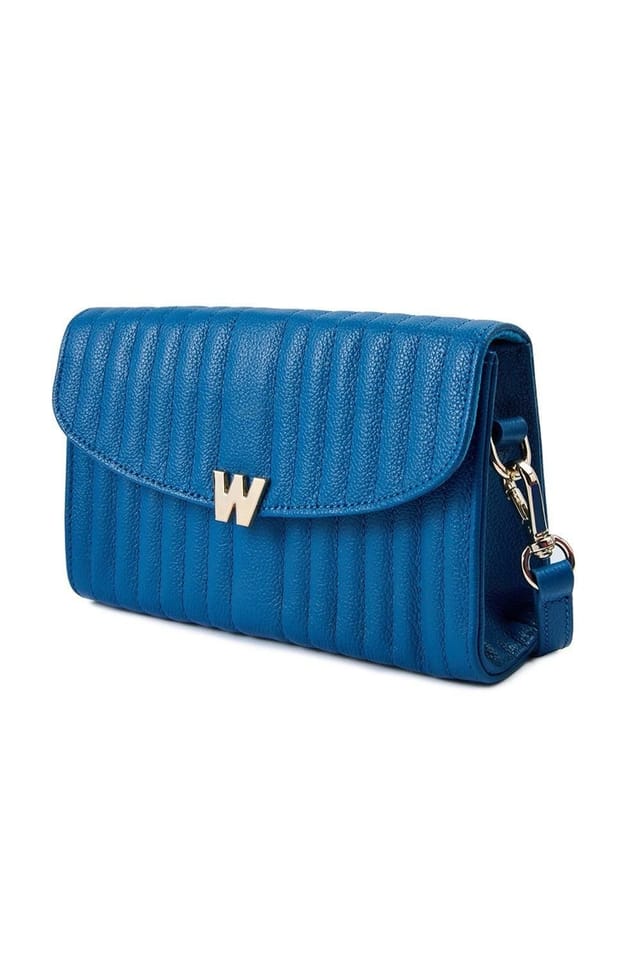 Wolf WOLF Women's Mimi Crossbody Bag with Wristlet in Mid Blue - 3