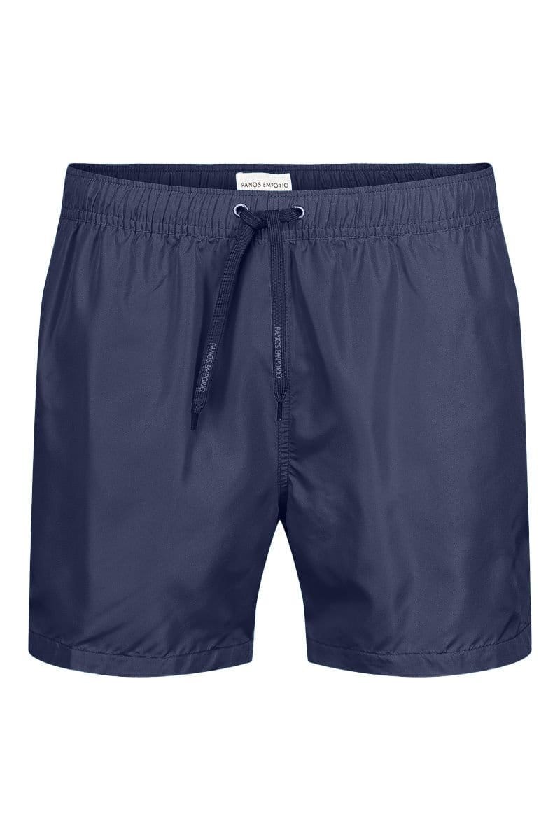 Panos Emporio Panos Emporio Men's Luxe Swimming Trunks in Navy - 1