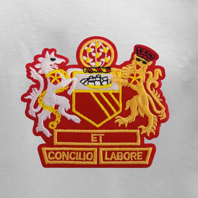 fan originals fan originals Men's Adults Manchester Crest Retro T-Shirt in White - 2