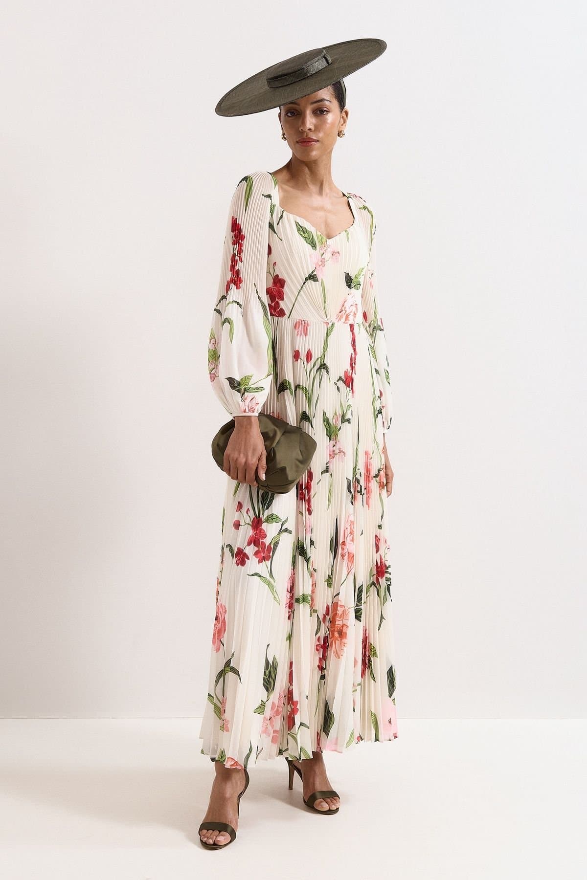 Phase Eight Phase Eight Women's Reanna Floral Maxi in Warm White