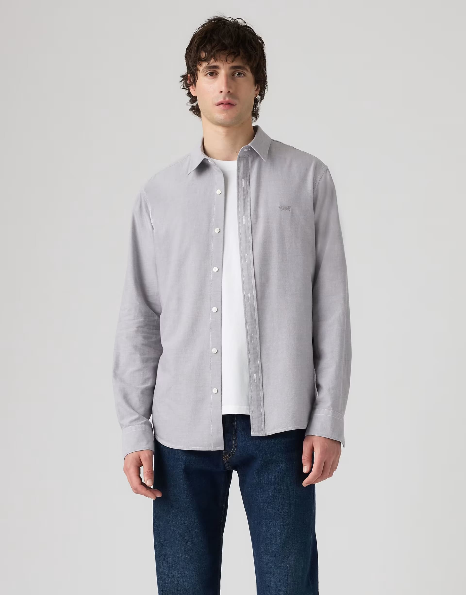 ASOS Levi's Battery housemark standard shirt in grey
