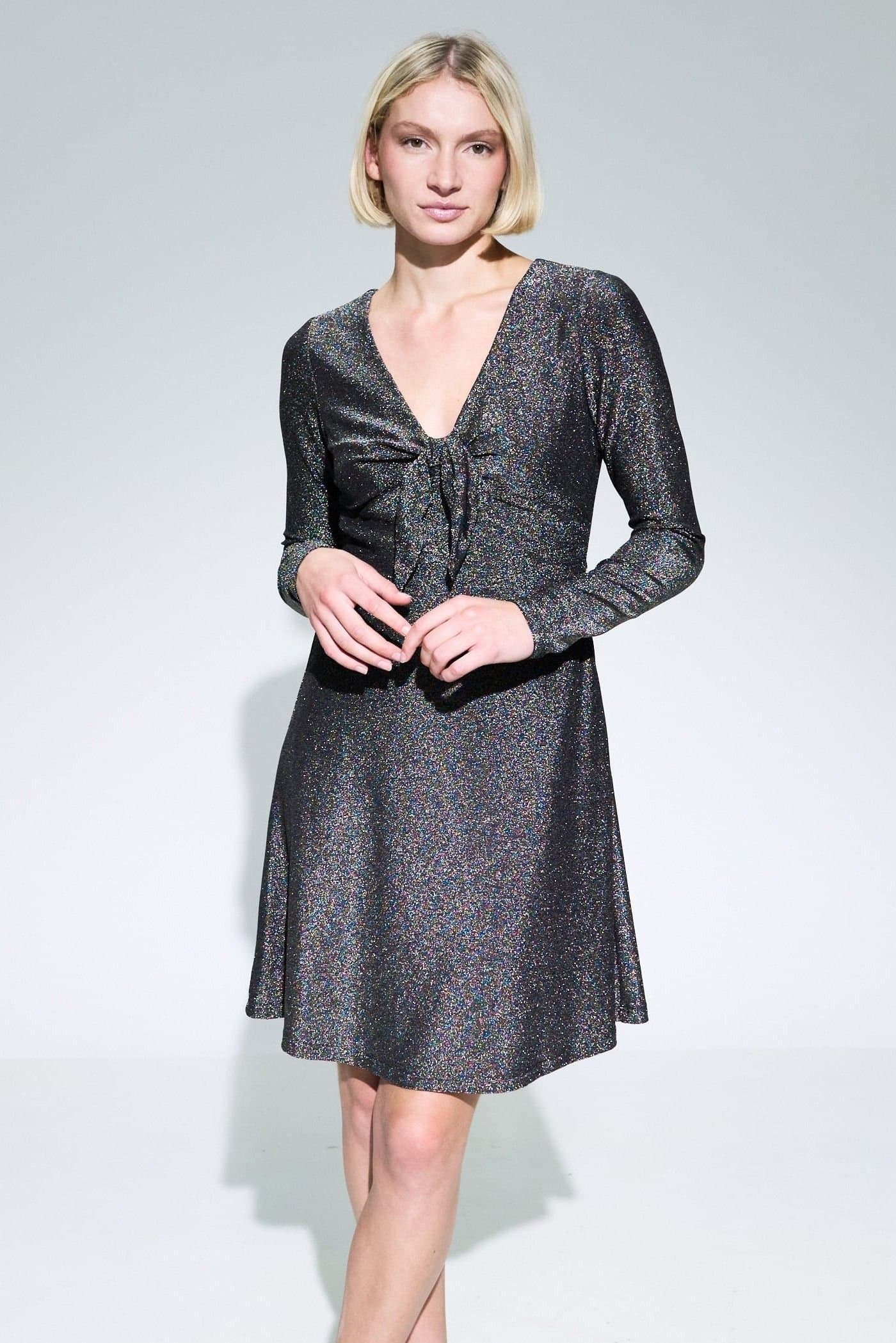 Louche Louche Women's Sidney Sparkle Fit & Flare Mini Dress - Multi