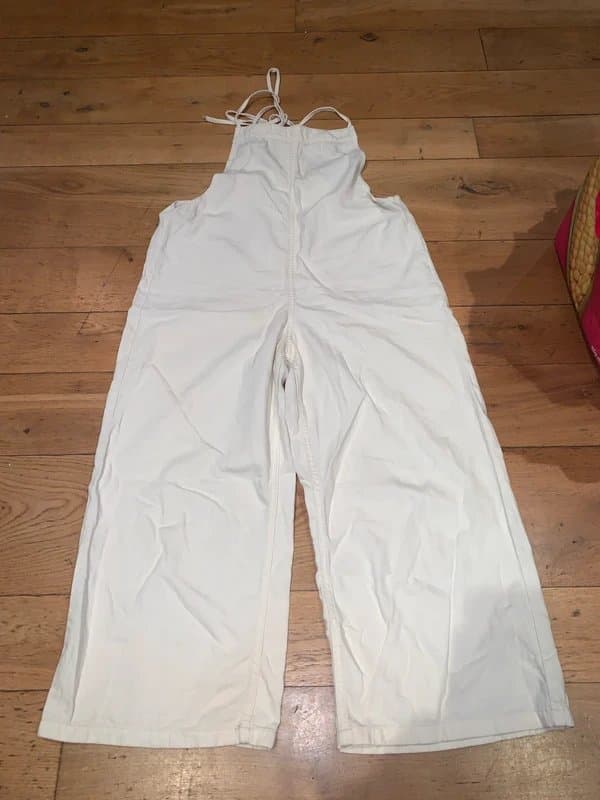 Bershka Bershka Cream Jumpsuit