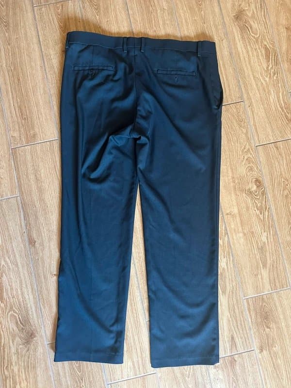 Kenneth Cole Kenneth Cole Reaction Men’s Dress Pants 36x30 Navy Blue Flat Front Slacks