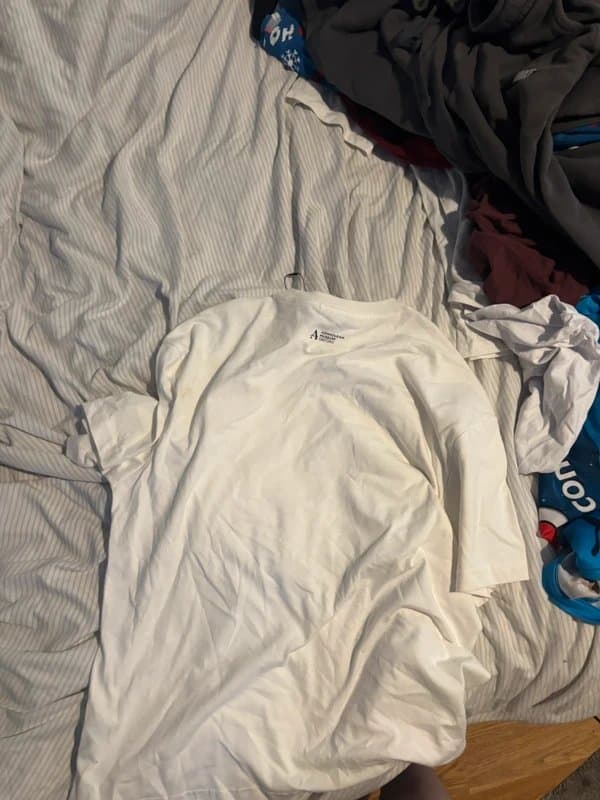 Bershka White Japanese art print t shirt