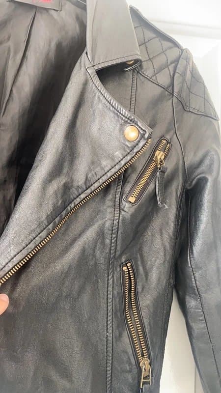 Miss Selfridge Miss selfridge black leather jackets
