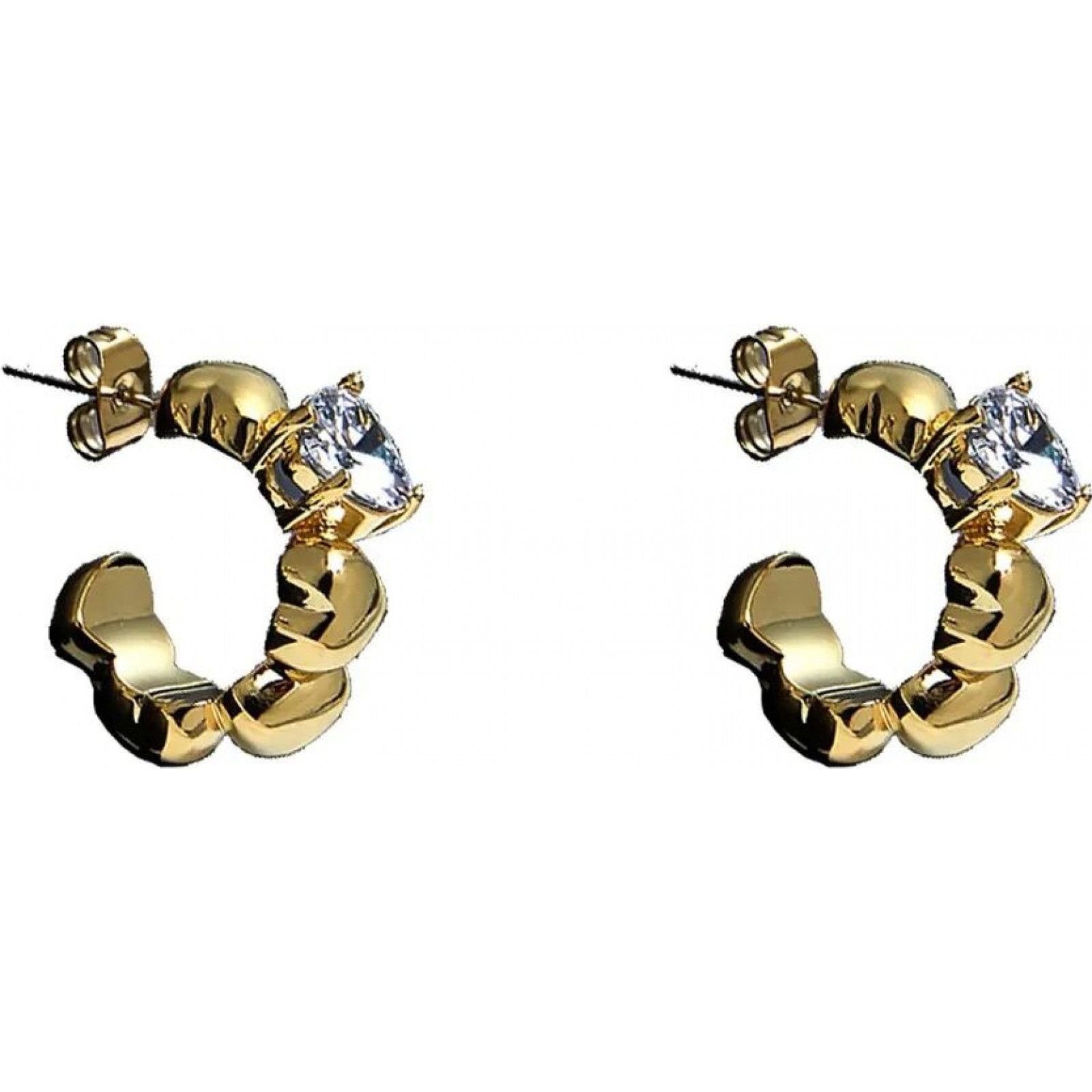 Chiara Ferragni Chiara Ferragni Women's J19AVT14 Pair Of Earrings in Gold - 1