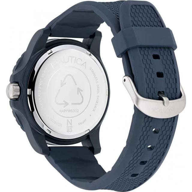 Nautica Nautica Men's NAPFWS302 Finn World 45mm Quartz Watch in Blue - 2