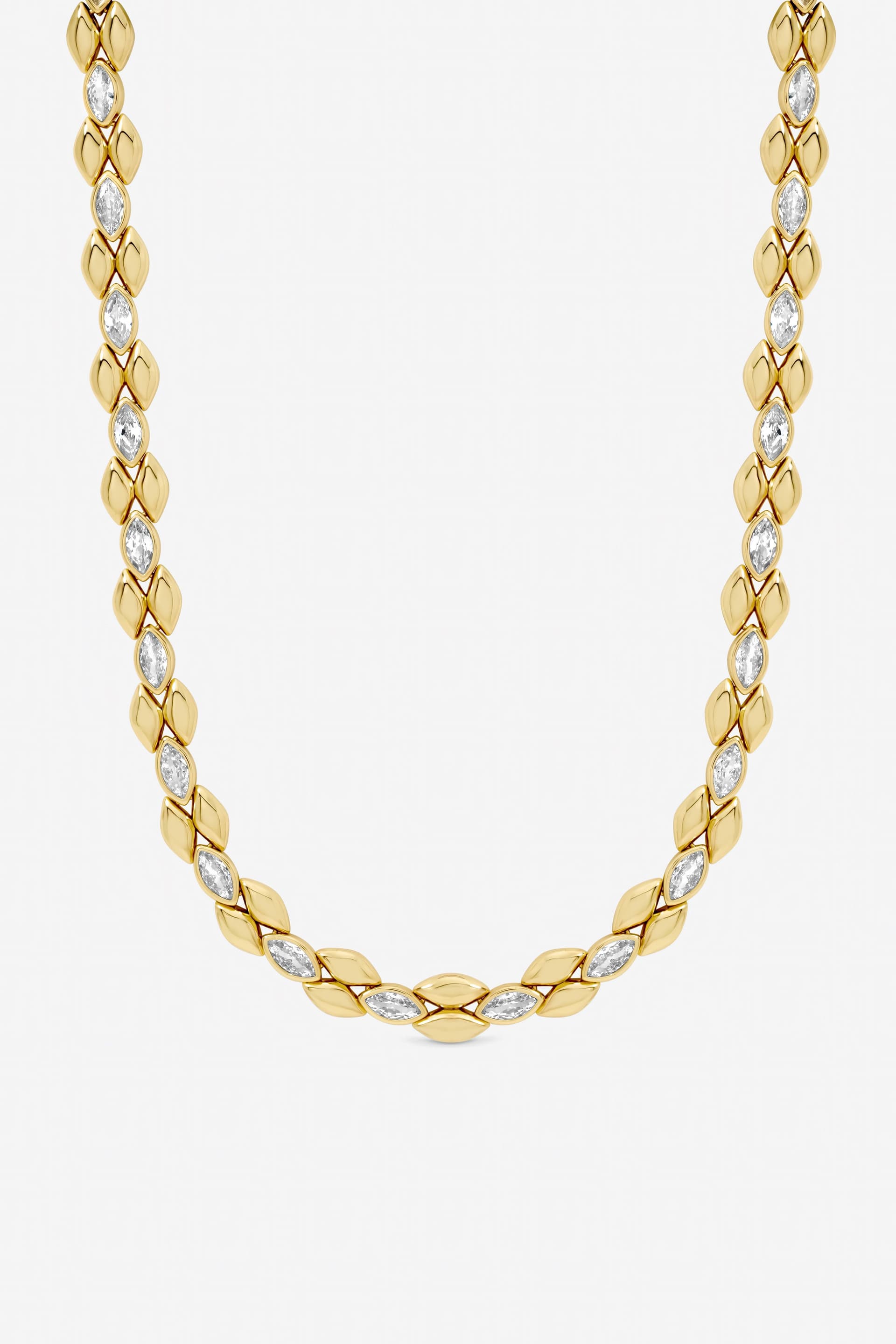 Jon Richard Jon Richard Gold Plated & Crystal Necklace