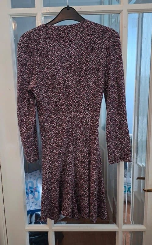 Zara Zara Floral Print Double-Breasted Long-Sleeved Blazer Style Playsuit Size S