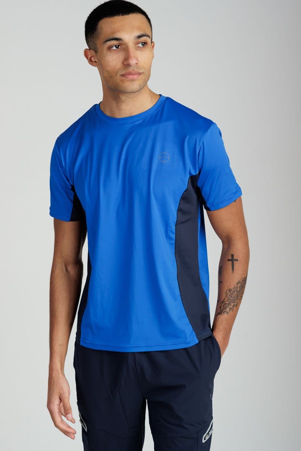 Foray Foray Men's Bright Blue Technical Sports T-Shirt