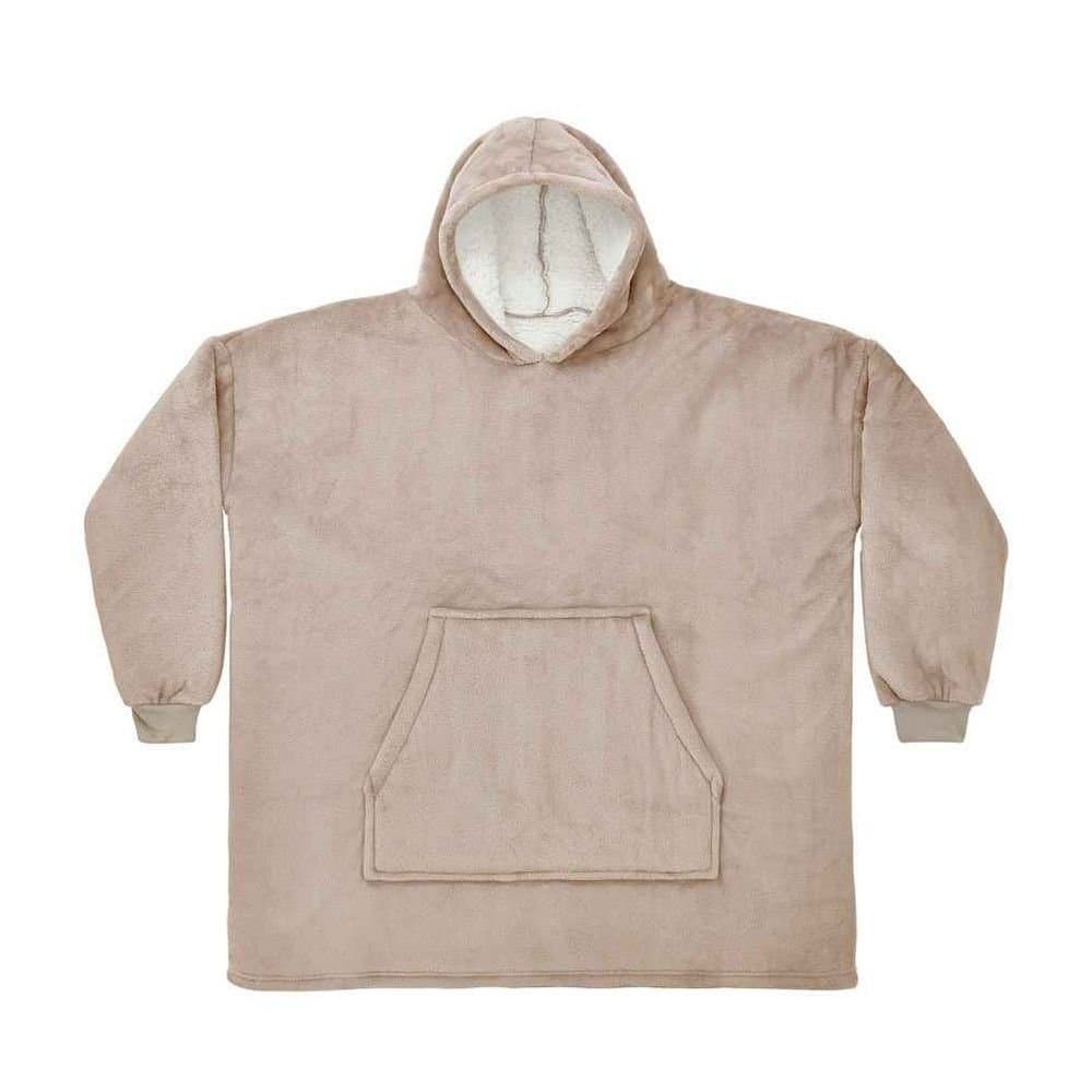Brand Lab Brand Lab Men's Sherpa Fleece Hoodie in Nude