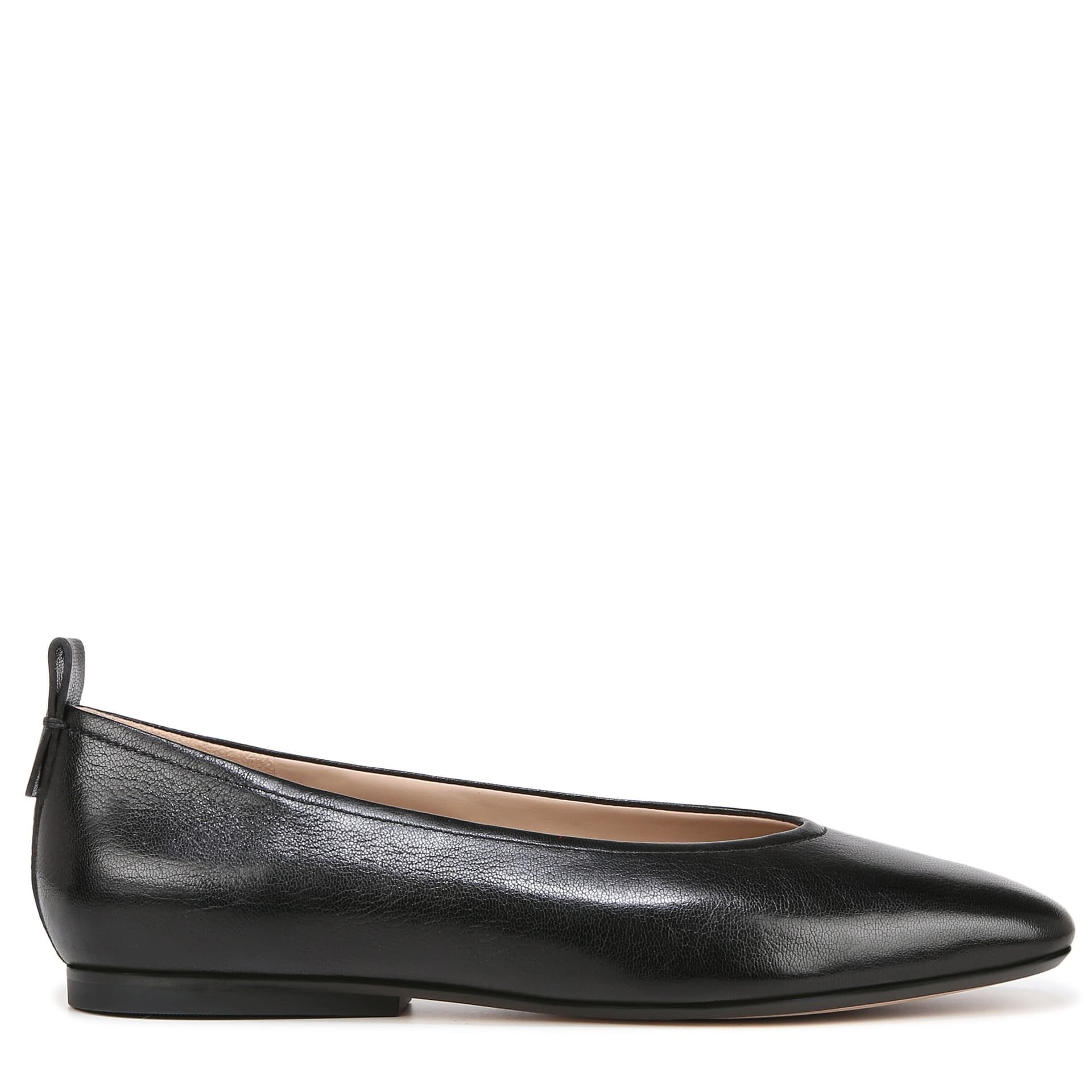 Naturalizer Naturalizer Black Leather Ballerina Shoe