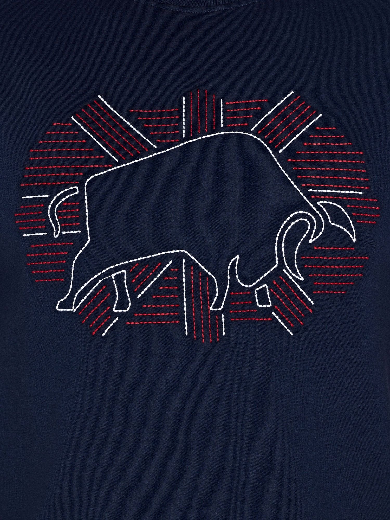 raging bull Raging Bull Men's Outburst Union Jack Bull T-Shirt in Navy - 4