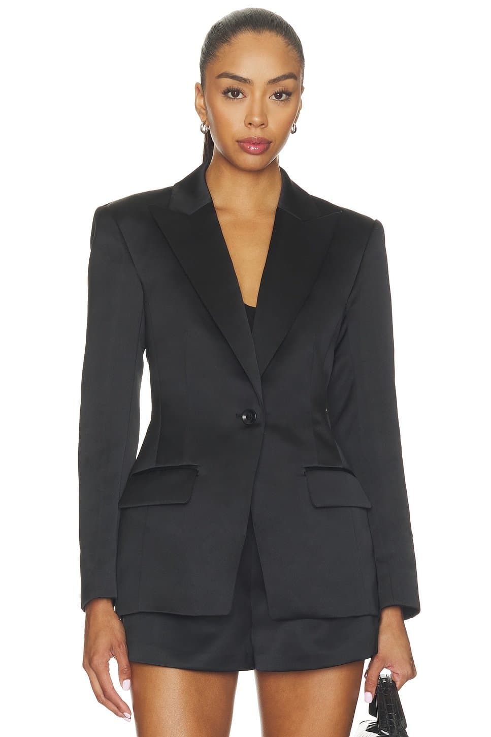 revolve Soline Satin Blazer