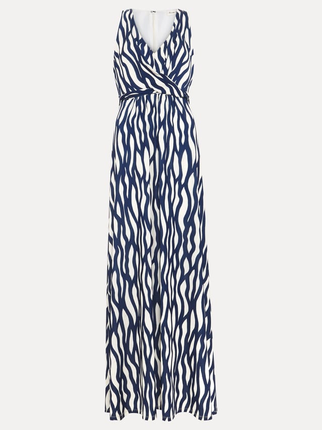 Phase Eight Phase Eight Women's Artemis V-Neck Wrap Maxi Dress Dress in Mid Navy - 2
