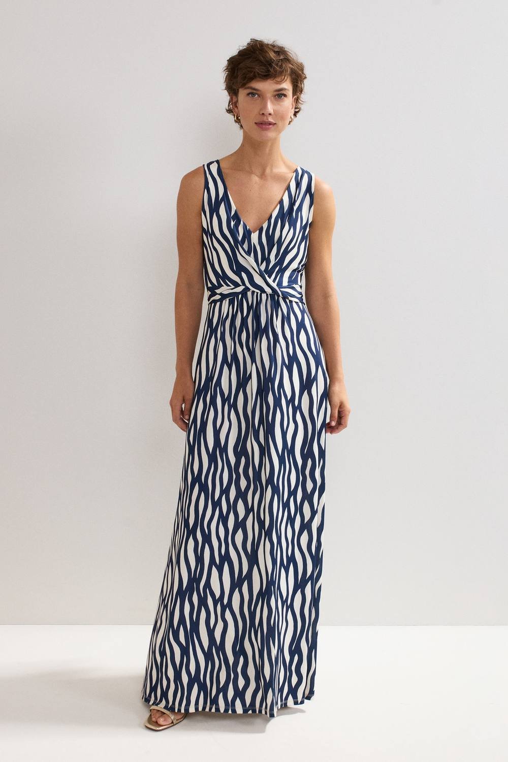 Phase Eight Phase Eight Women's Artemis V-Neck Wrap Maxi Dress Dress in Mid Navy - 4