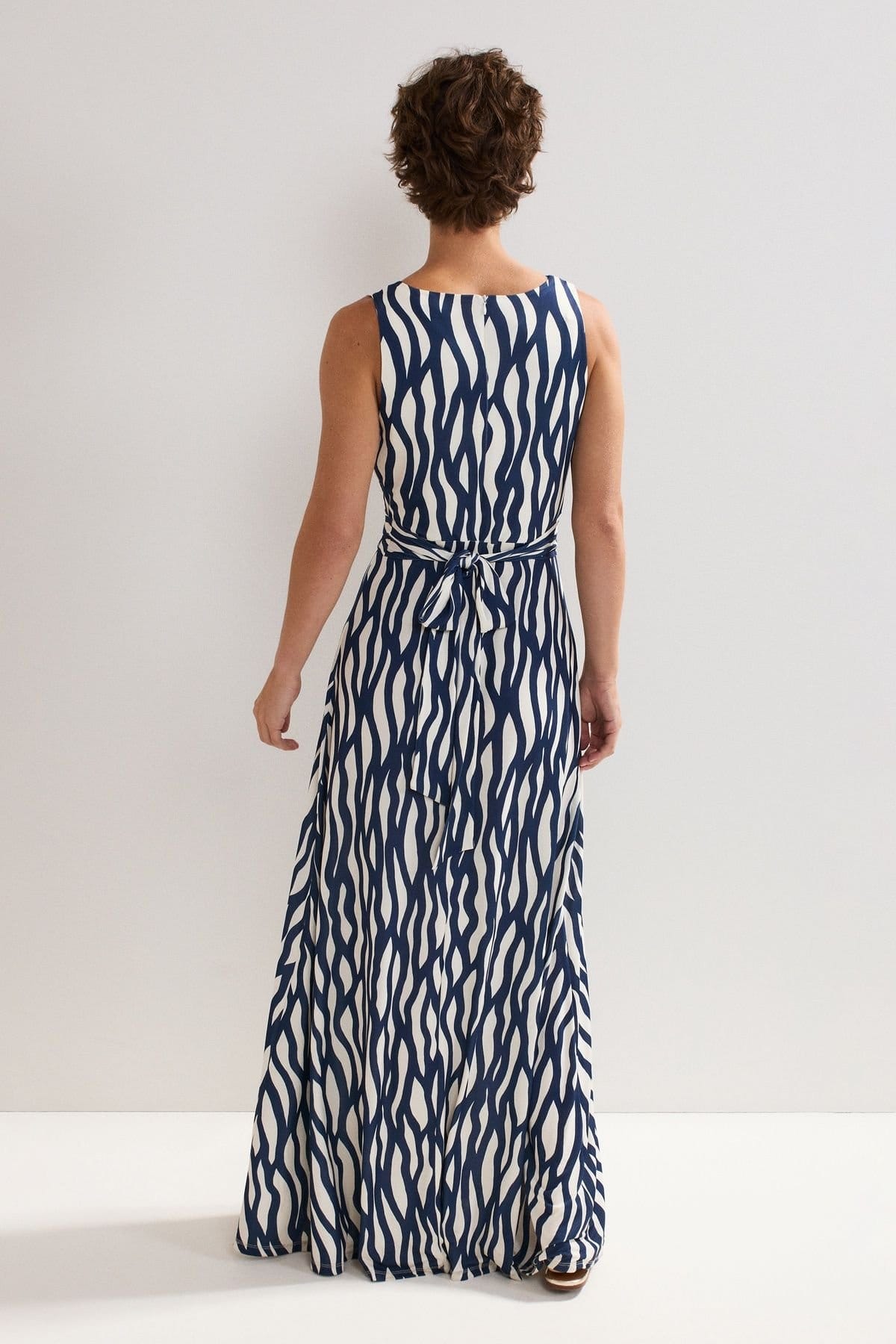 Phase Eight Phase Eight Women's Artemis V-Neck Wrap Maxi Dress Dress in Mid Navy - 4