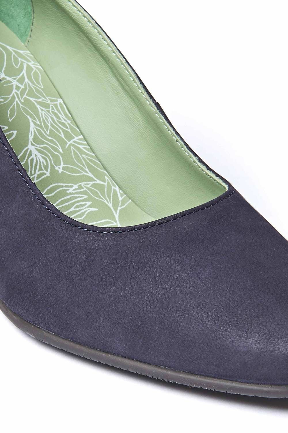 Moshulu Moshulu Women's 'Asano' Heeled Court Shoes in Indigo - 3